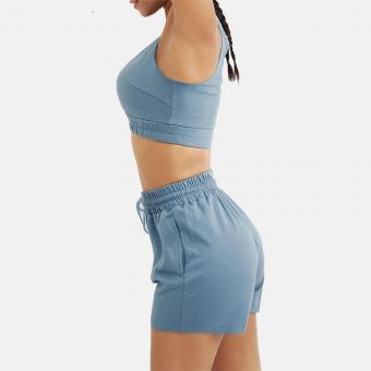 Women new coming shorts sportswear yoga set