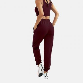 Women loose leggings sportswear workout fitness set
