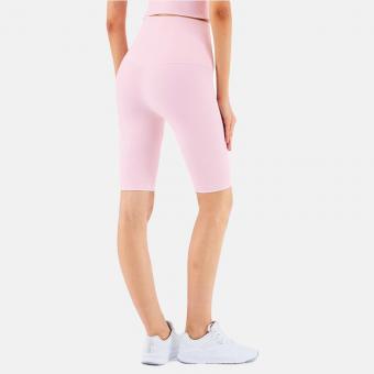 Women colorful high waist gym shorts