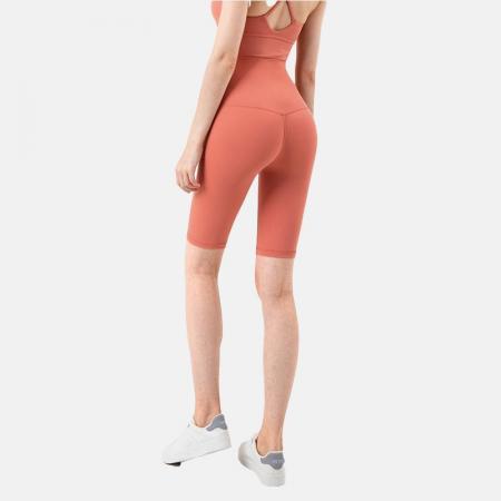 Girls fruit colors high elastic fitness shorts