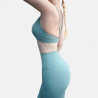 Women recycle material never squat proof yoga sets