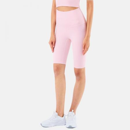 Women colorful high waist gym shorts