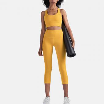 Women smart bra and 4/3 leggings workout sets