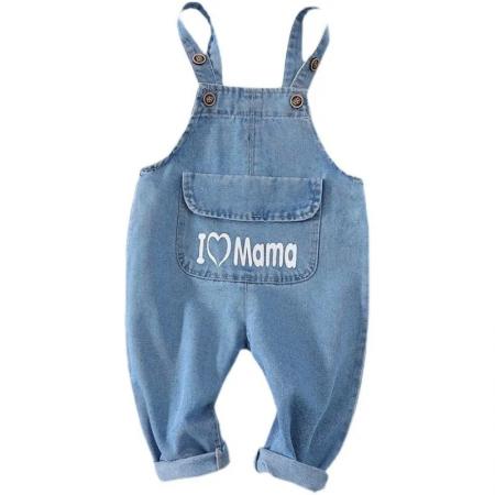 Baby's suspenders new spring clothes children's jeans casual Jumpsuit kids children pants