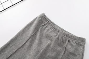 Kids boot cut Pants for Girls casual trousers Children Pure Color Cotton clothing flare design